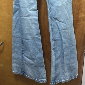 Women's Light Blue Flare Jeans